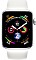 Apple Watch Series 4 (GPS) Aluminium 44mm silber mit Sportarmband weiß Vorschaubild