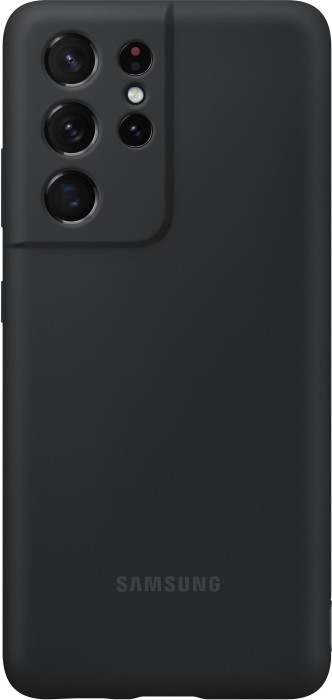 Samsung Silicone Cover für Galaxy S21 Ultra schwarz