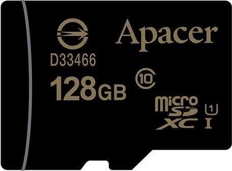 Apacer microSDXC 128GB Kit, UHS-I U1, Class 10