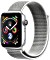 Apple Watch Series 4 (GPS) Aluminium 44mm silber mit Sport Loop muschelgrau (MU6C2FD/A)