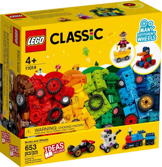 LEGO Classic - Steinebox mit Rädern (11014)