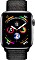 Apple Watch Series 4 (GPS) Aluminium 44mm grau mit Sport Loop schwarz Vorschaubild