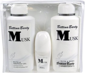 Bettina Barty Musk Body Lotion 500ml + Duschgel 500ml + Deodorant 50ml Geschenkset