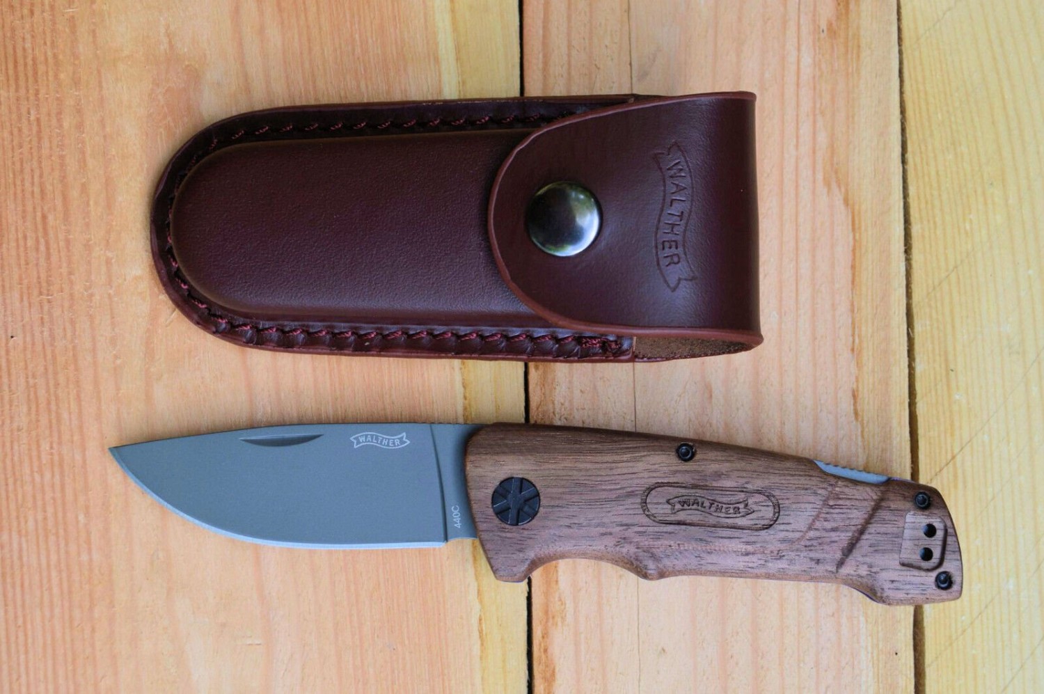 Walther BWK 4 Blue Wood Knife two-hand knife