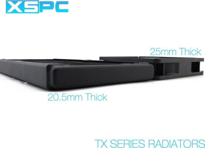 XSPC TX240 ultrathin, schwarz