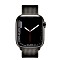 Apple Watch Series 7 (GPS + Cellular) 41mm Edelstahl graphit mit Milanaise-Armband graphit Vorschaubild