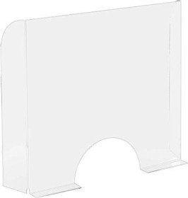 Exacompta Exascreen Hygieneschutz Trennwand für den Verkaufstresen, 68x95cm
