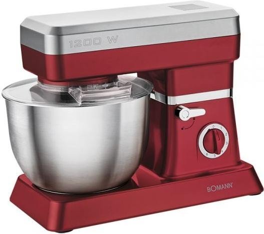 Bomann Küchenmaschine KM 398 CB – kitchen machine – 1200 W – red