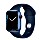 Apple Watch Series 7 41mm Aluminium blau mit Sportarmband abyssblau (MKN13FD)
