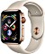 Apple Watch Series 4 (GPS + Cellular) Edelstahl 44mm gold mit Sportarmband steingrau (MTX42FD/A)