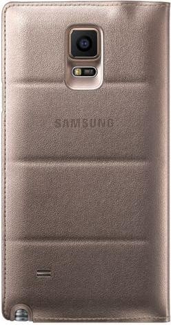 Samsung EF-WN910BE Flip Wallet für Galaxy Note 4 gold