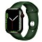 Apple Watch Series 7 (GPS) 45mm Aluminium grün mit Sportarmband Klee (MKN73FD)