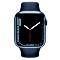Apple Watch Series 7 (GPS) 45mm Aluminium blau mit Sportarmband abyssblau Vorschaubild