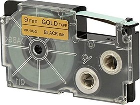 Casio XR-9GD1 Beschriftungsband 9mm, schwarz/gold