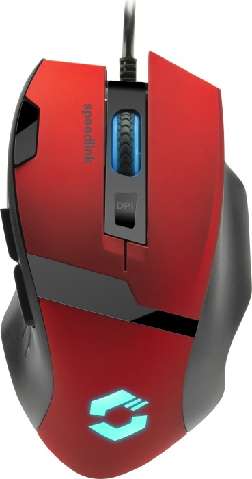 Speedlink Vades Gaming Mouse czerwony/czarny, USB