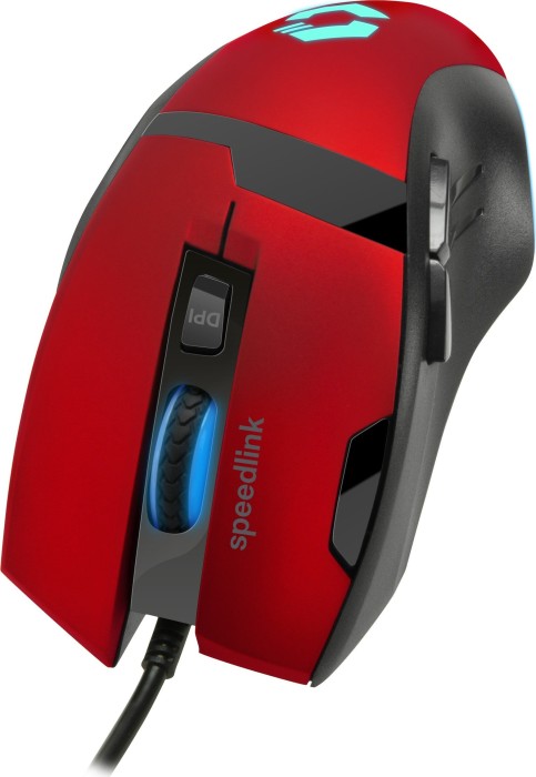 Speedlink Vades Gaming Mouse czerwony/czarny, USB
