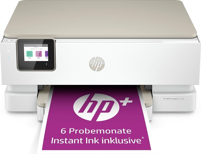 HP Envy Inspire 7220e All-in-One weiß, Instant Ink, Tinte, mehrfarbig