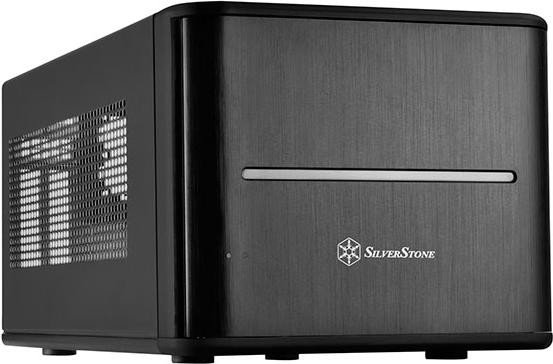 SilverStone Case Pamięć masowa CS280, czarny, mini-ITX