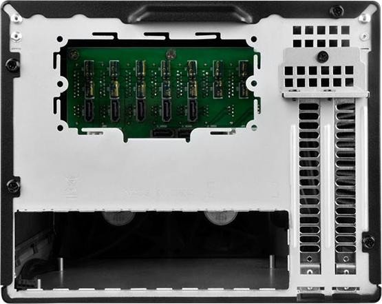 SilverStone Case Pamięć masowa CS280, czarny, mini-ITX