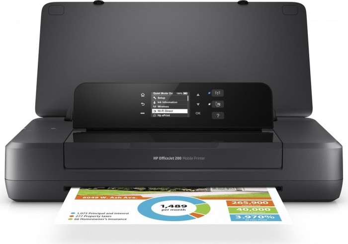 HP OfficeJet 200 Mobile, Tinte, mehrfarbig