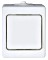 Kopp Standard przełącznik krzyżowy, biały arktyczny (563702003)