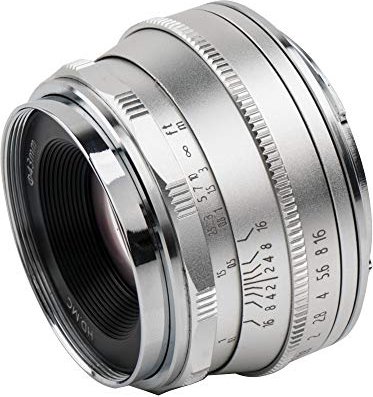 Pergear 25mm 1.8 do Fujifilm X srebrny