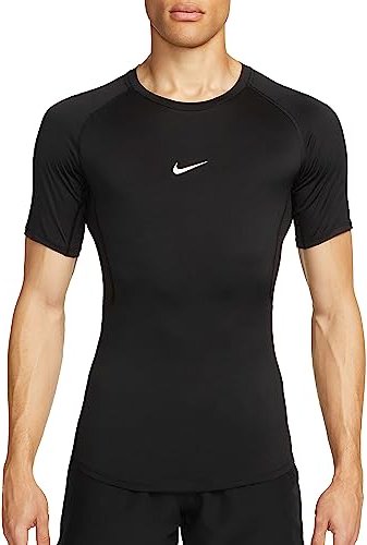 Nike Pro Shirt krótki rękaw czarny/biały (męskie)