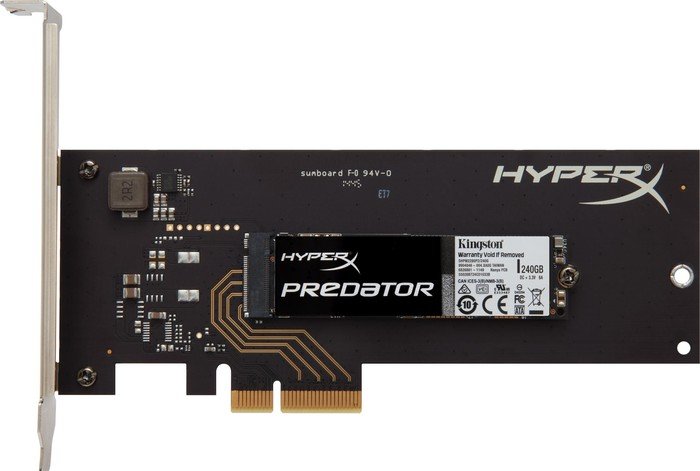 Kingston FURY Predator 240GB, Add-In Card/PCIe 2.0 x4