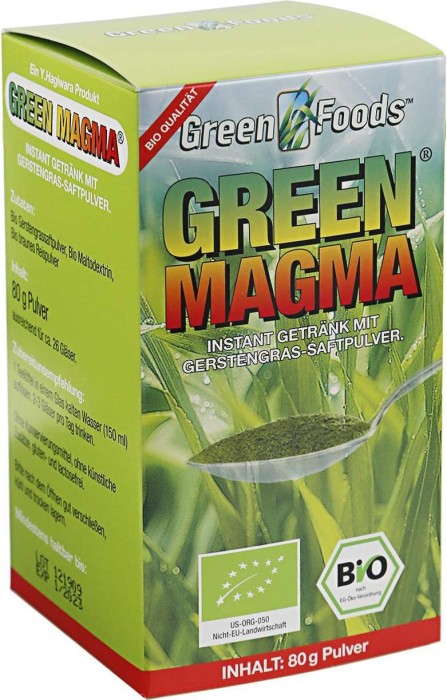 allcura Green Magma Gerstengrasextrakt Pulver, 80g