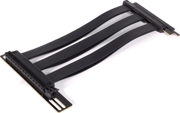 Alphacool Apex PCIe 4.0 x16 Riser Kabel, 90° gewinkelt, 220mm