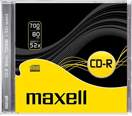 Maxell CD-R 80min/700MB, Jewelcase 1 sztuka