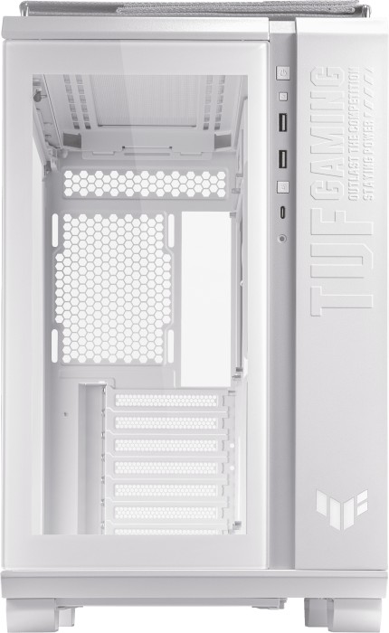 ASUS TUF Gaming GT502 White Edition, biały, szklane okno