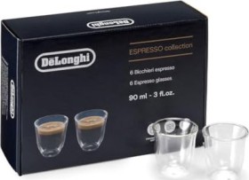 DeLonghi Espresso doppelwandige Thermogläser-Set, 6-tlg.