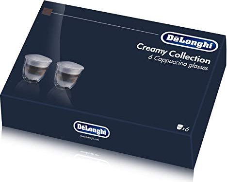 DeLonghi Cappuccino doppelwandige Thermogläser-Set, 6-tlg.