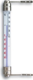 TFA Dostmann Analoges Fensterthermometer mit Metallhalter (14.5000)