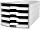 HAN Impuls Schubladenbox A4, offene Schubladen, grau (1013-11)
