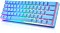 HK Gaming GK61 Malibu, 60% layout, blue, LEDs RGB, Gateron Optical YELLOW, USB, US