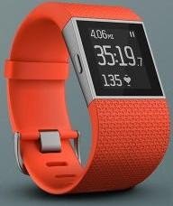 Fitbit Surge Large GPS-zegar tangerine
