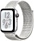 Apple Watch Nike+ Series 4 (GPS) Aluminium 44mm silber mit Sport Loop weiß Vorschaubild