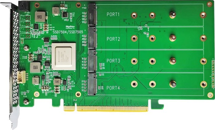 HighPoint NVMe RAID Controller, PCIe 4.0 x16