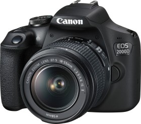 Canon EOS 2000D mit Objektiv EF-S 18-55mm 3.5-5.6 IS II