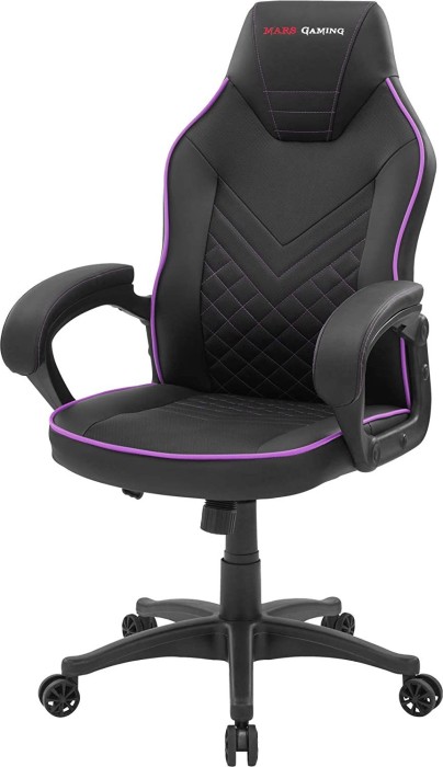 Mars Gaming MGCX ONE Premium fotel gamingowy, czarny/fioletowy