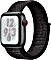 Apple Watch Nike+ Series 4 (GPS + Cellular) Aluminium 40mm grau mit Sport Loop schwarz (MTXH2FD/A)