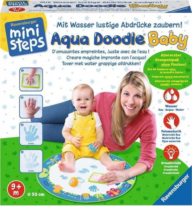 Ravensburger Ministeps 04578 Frida, palla da prigione morbida in peluche, con campanellino e anello massaggiagengive per bambini a partire da 0 mesi