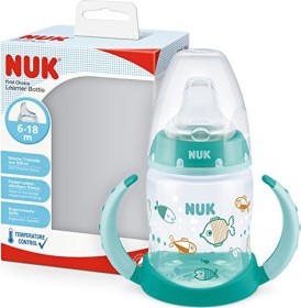 NUK First Choice Trinklernflasche, 150ml, Silikon, 0+ (verschiedene Farben)