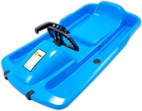 KHW Snow Fox steerable bobsled blue