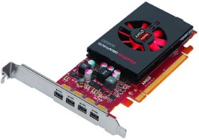 AMD FirePro W4100, 2GB GDDR5, 4x mDP