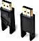 Lindy Fibre Optic Hybrid Line Mini DisplayPort/Mini DisplayPort 1.4 Kabel mit abnehmbaren DisplayPort Steckern schwarz, 10m Vorschaubild