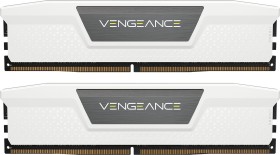Corsair Vengeance white DIMM kit 64GB, DDR5-5200, CL40-40-40-77, on-die ECC