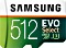 Samsung EVO Select R100/W90 microSDXC 512GB Kit, UHS-I U3, Class 10 (MB-ME512HA)